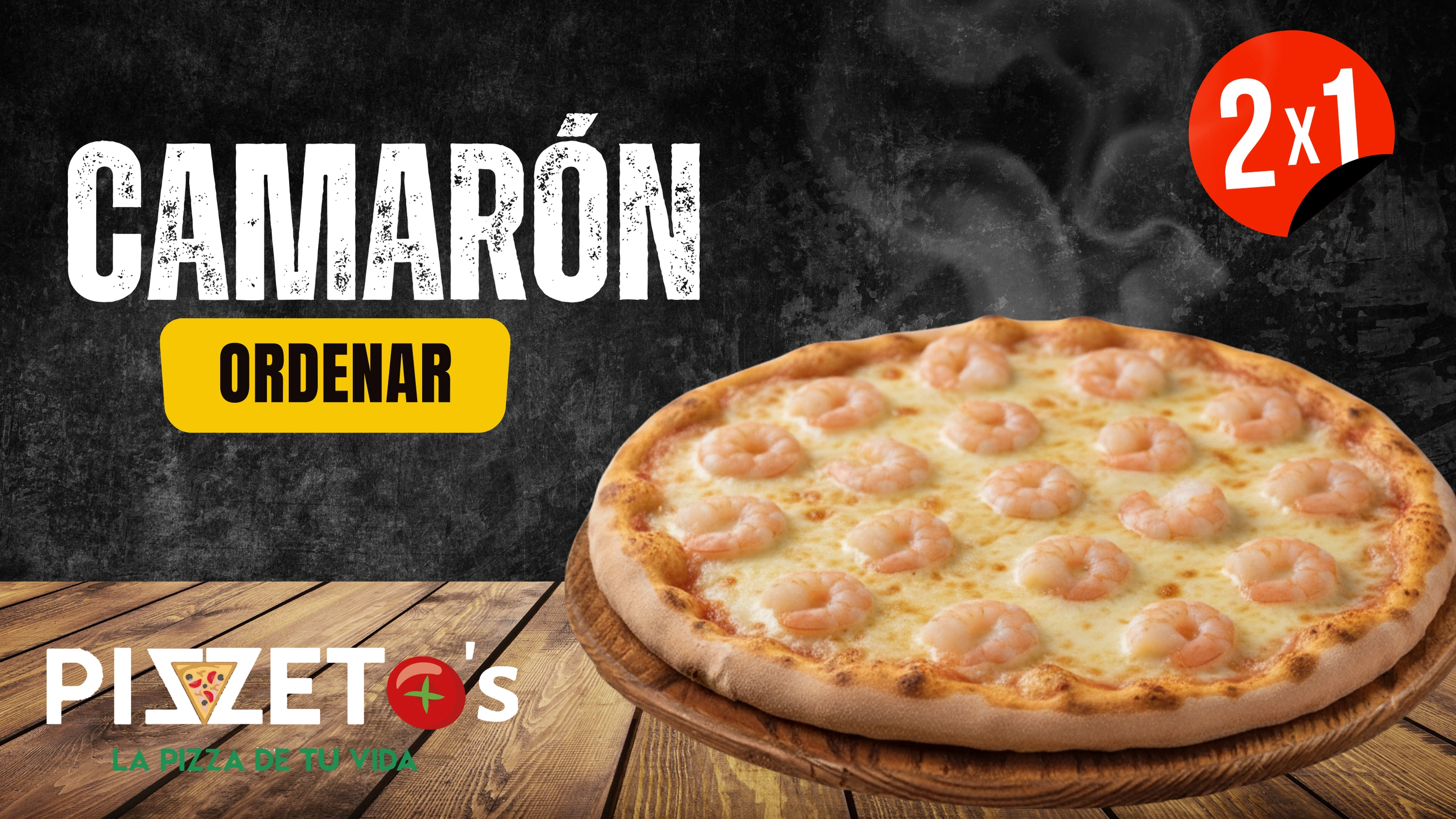 Pizza de Camarón