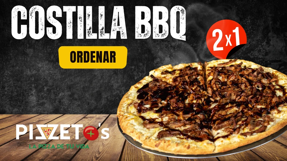 Pizza Costilla BBQ