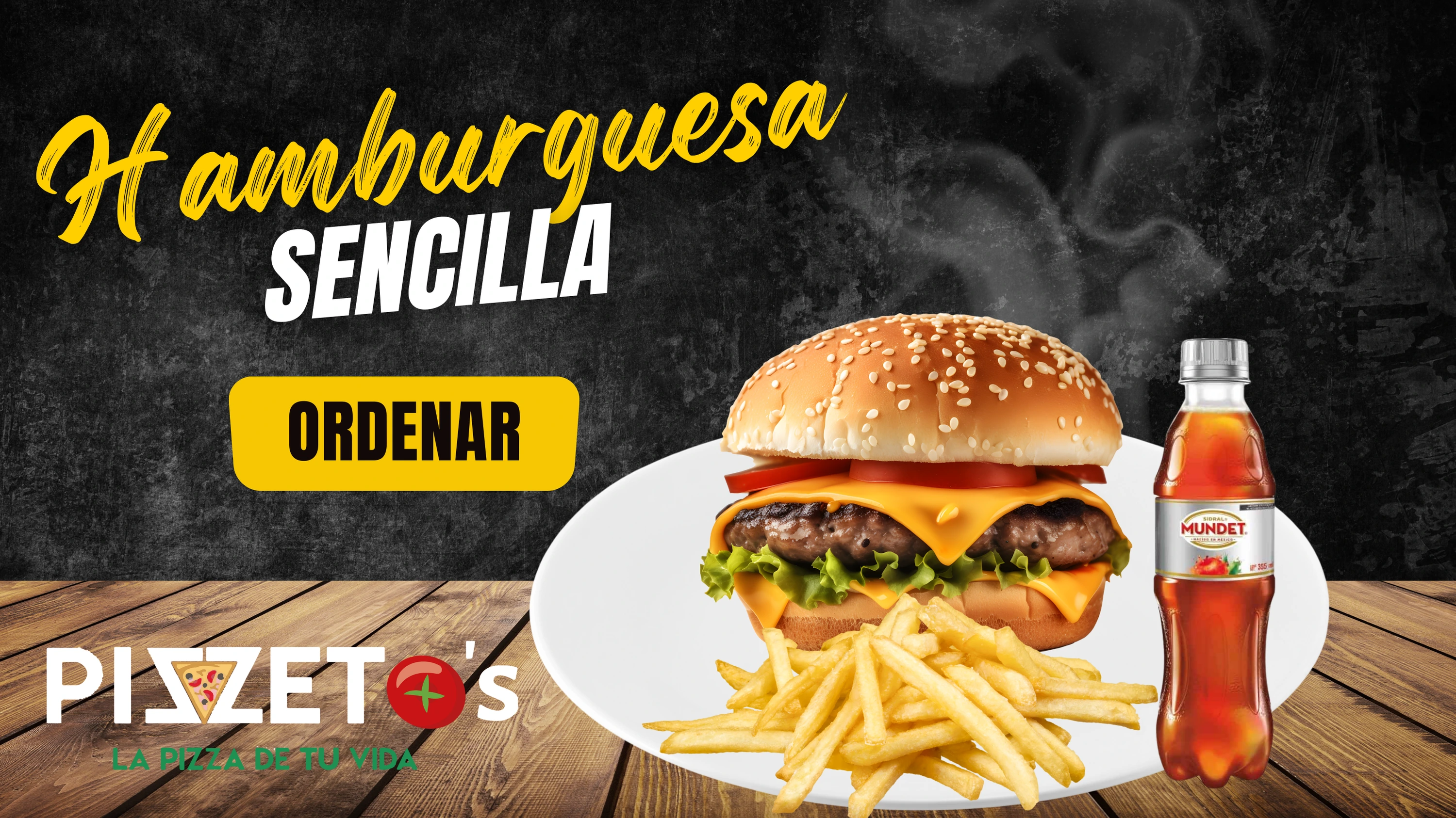 Hamburguesa Sencilla