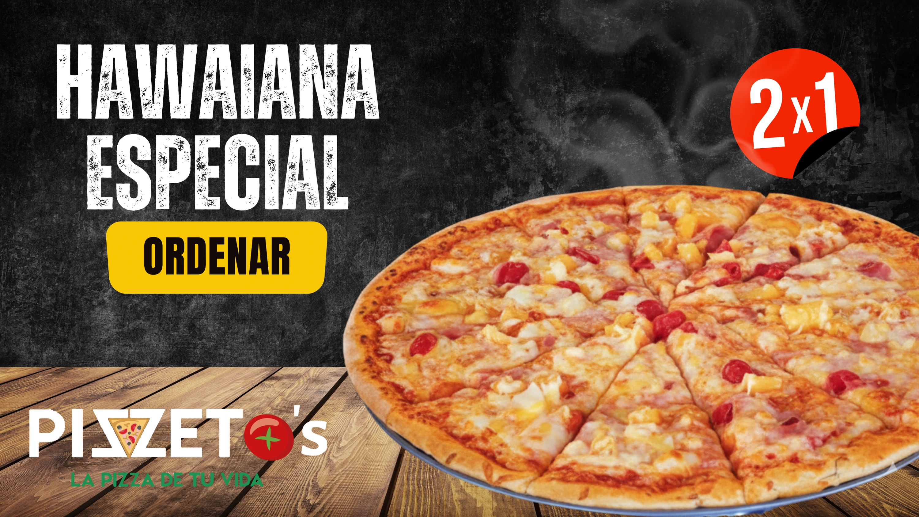 Pizza Hawaiana Especial